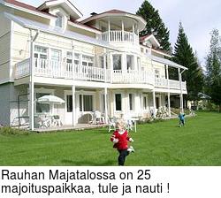 Rauhan Majatalossa on 25 majoituspaikkaa, tule ja nauti !