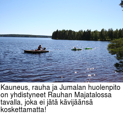 Kauneus, rauha ja Jumalan huolenpito on yhdistyneet Rauhan Majatalossa tavalla, joka ei jt kvijns koskettamatta!